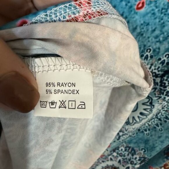 GORGEOUS BOHO  PRINT TOP   LARGE/XLARGE             #W - Picture 6 of 6